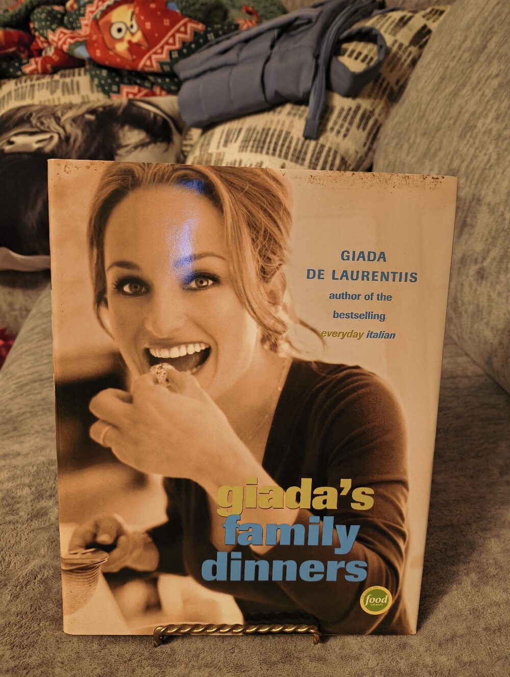 'Giada's Family Dinners' Cookbook - Brown/Tan Cover